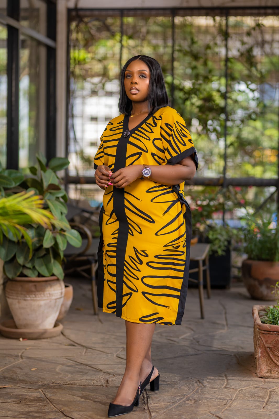 Short Kaftan Dress