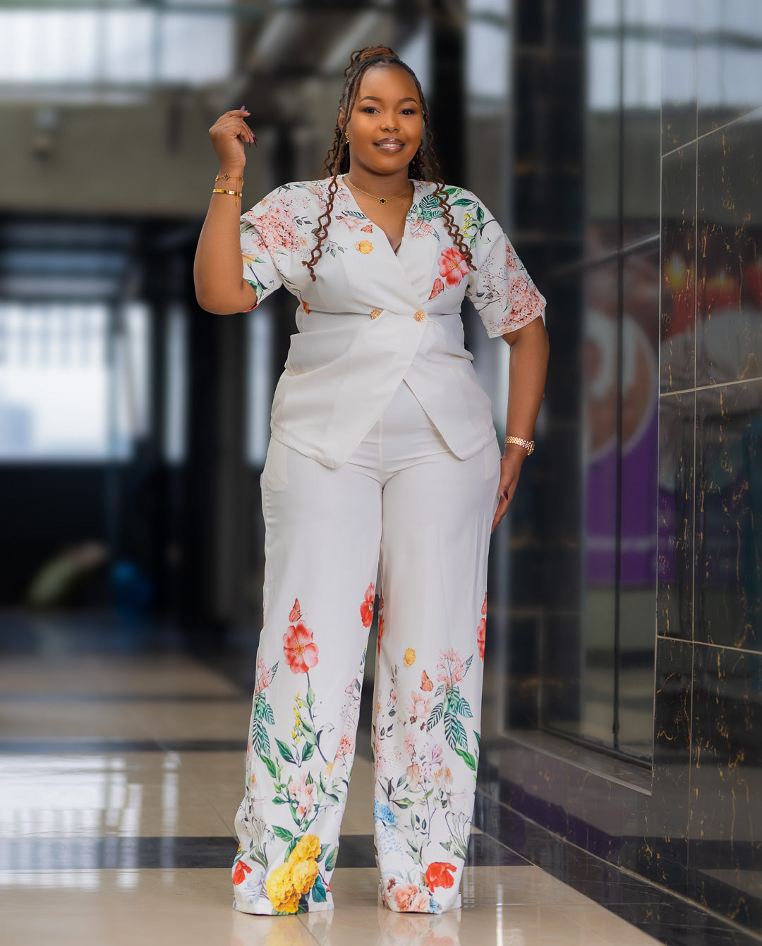 FLORAL 2PCS SET