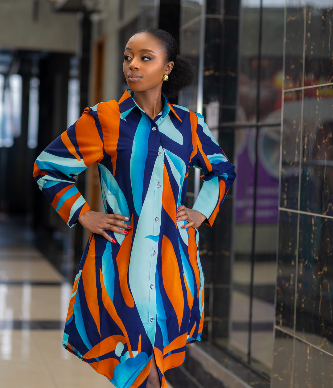 DUSK SHIRT DRESS