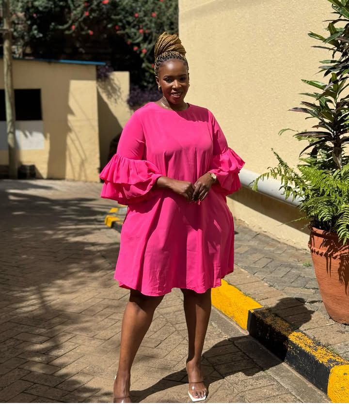 FLOUNCE SHIFT DRESS