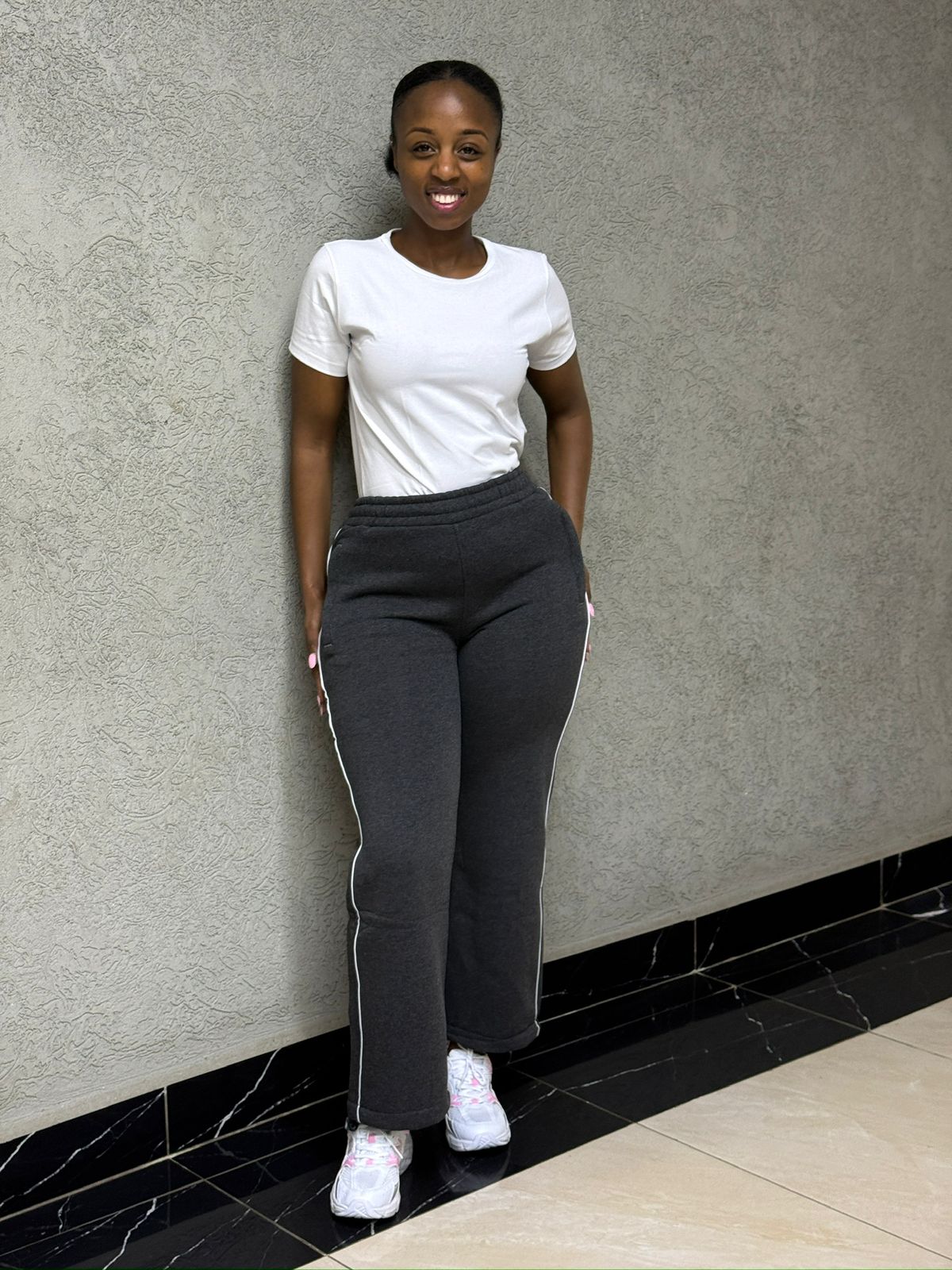 CIARA SWEATPANT -STRIPPED