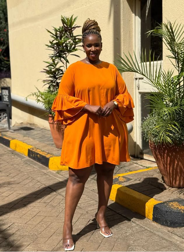 FLOUNCE SHIFT DRESS