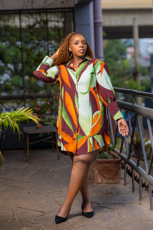 DUSK SHIRT DRESS