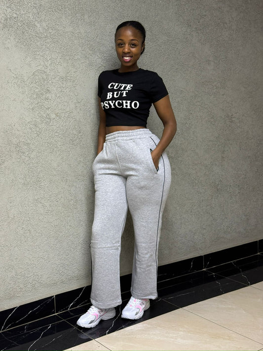 CIARA SWEATPANT -STRIPPED