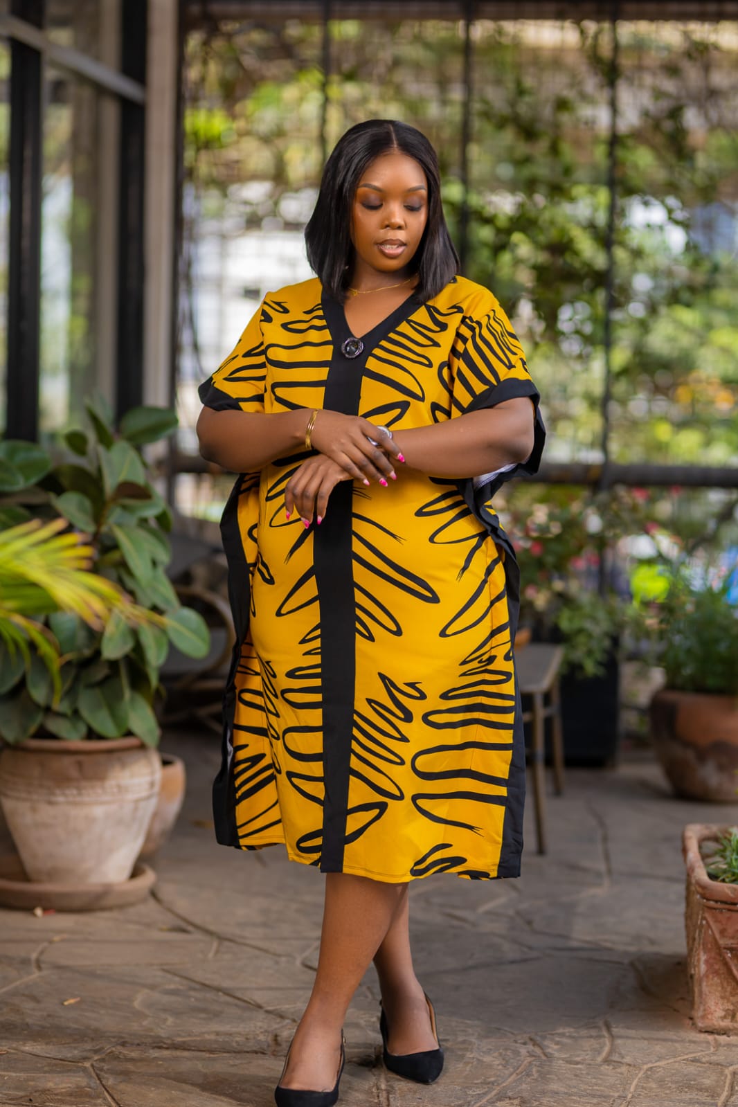 Short Kaftan Dress